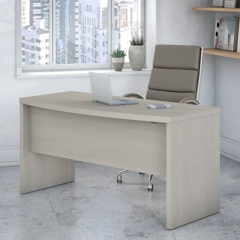 Bureau avec façade incurvée 60W