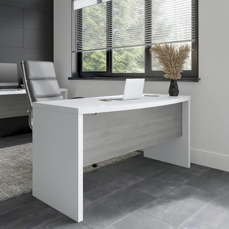 Bureau avec façade incurvée 60W
