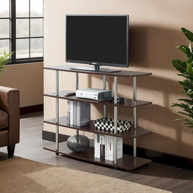 Meuble TV Highboy à 4 niveaux de 55 pouces