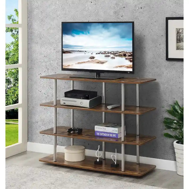 Meuble TV Highboy à 4 niveaux de 55 pouces