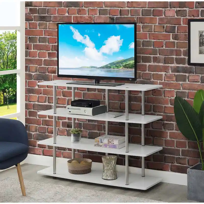 Meuble TV Highboy à 4 niveaux de 55 pouces