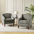 Fauteuil Lucretius avec Clous Décoratifs