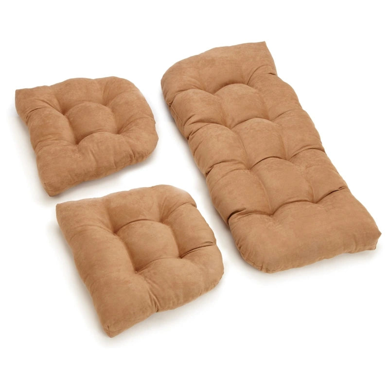 Coussin d'intérieur pour petite banquette en microsuède
