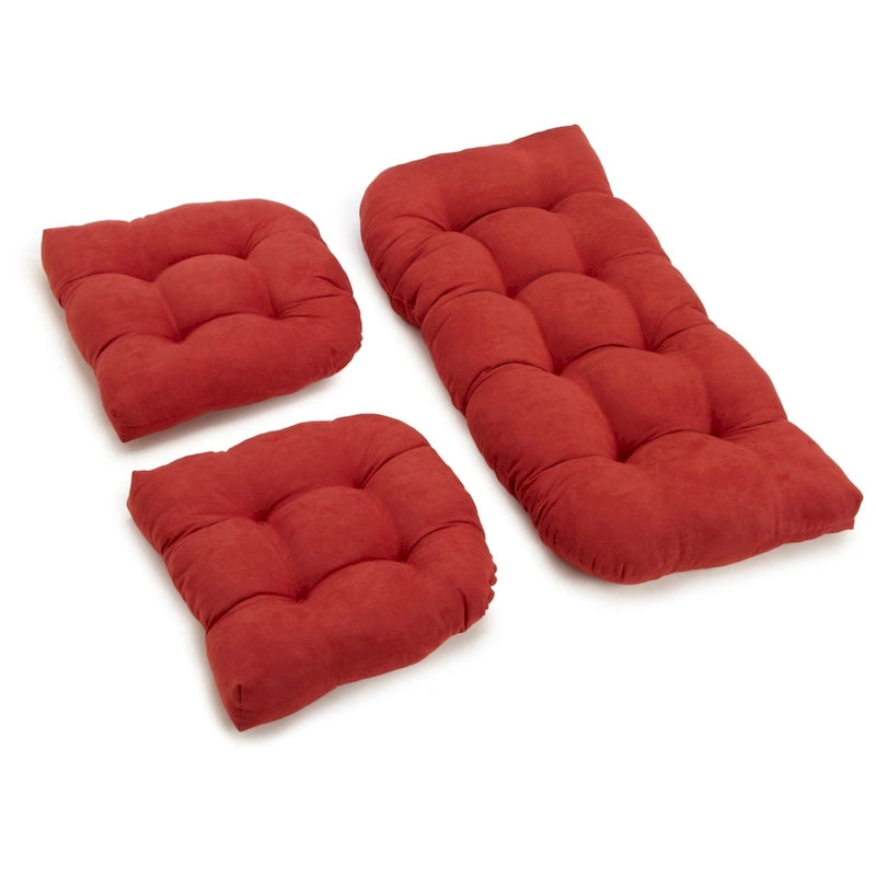 Coussin d'intérieur pour petite banquette en microsuède