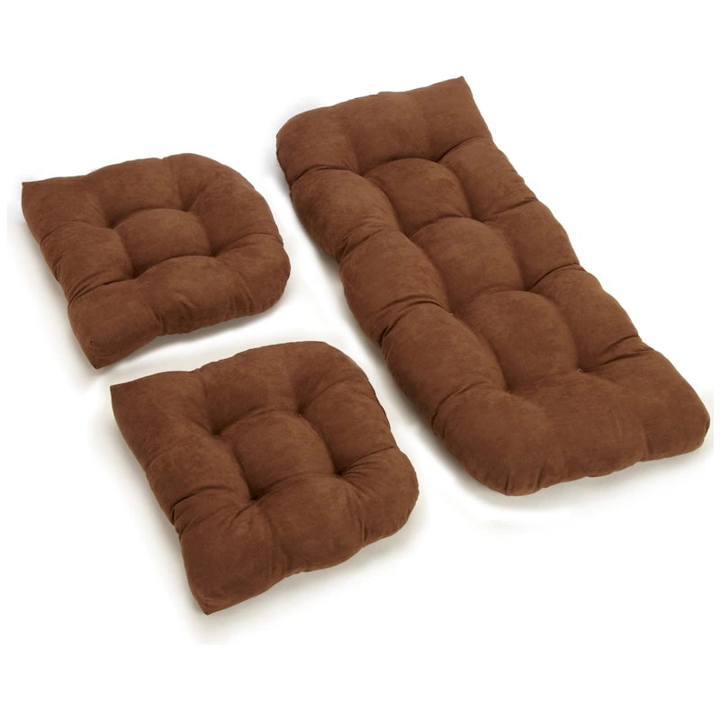 Coussin d'intérieur pour petite banquette en microsuède