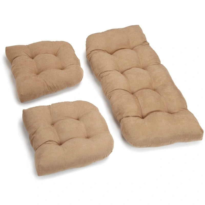 Coussin d'intérieur pour petite banquette en microsuède