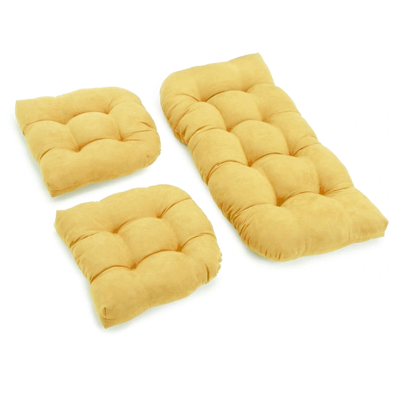 Coussin d'intérieur pour petite banquette en microsuède