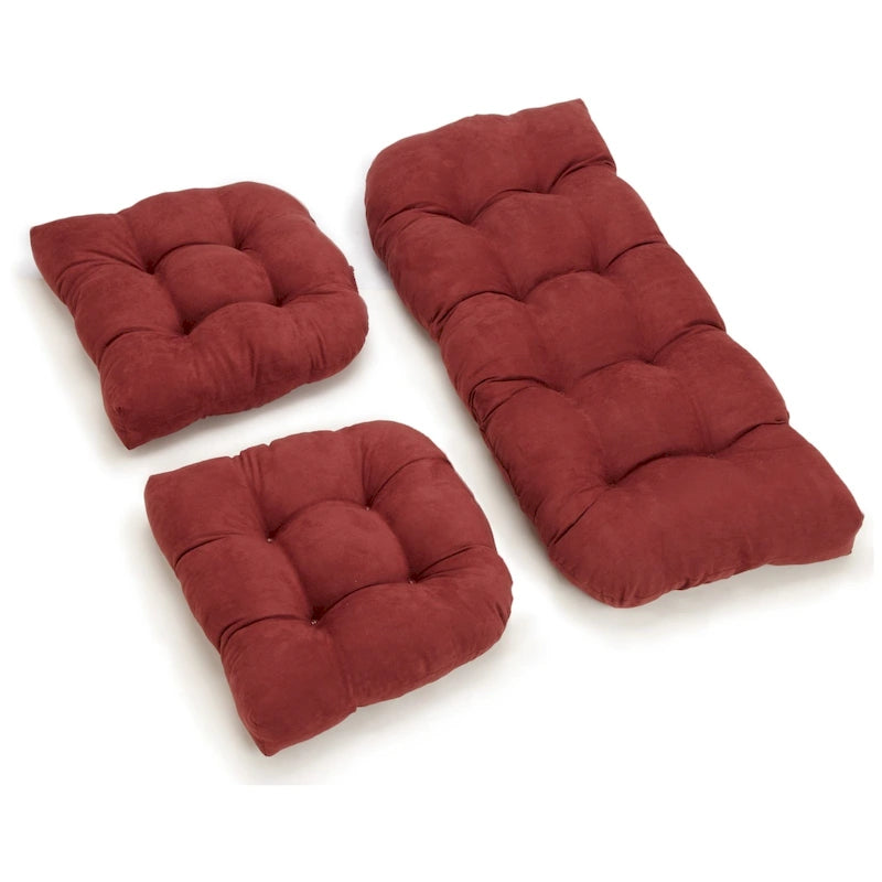 Coussin d'intérieur pour petite banquette en microsuède