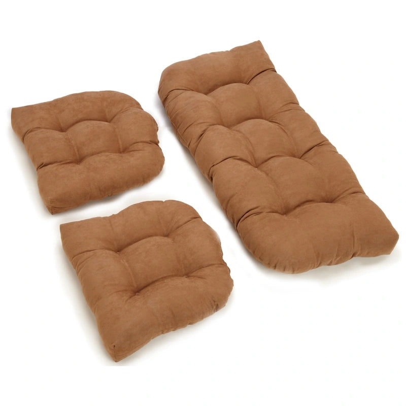Coussin d'intérieur pour petite banquette en microsuède