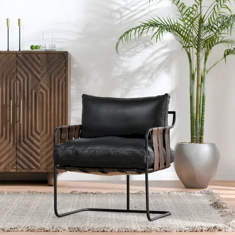 Classic Home Morodo Leather Accent Chair